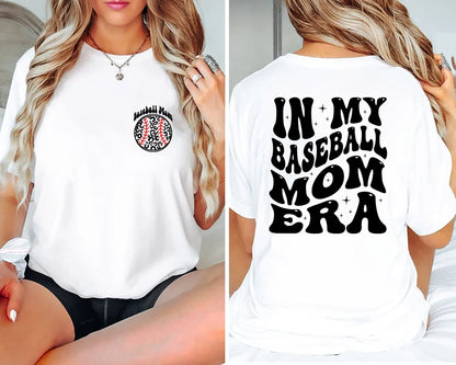 Custom Baseball Mom Sweatshirt, In My Baseball Mom Era Shirt, Sport Mom Shirt,Game Day Sweater Baseball Mom Shirt for Baseball Mama Crewneck