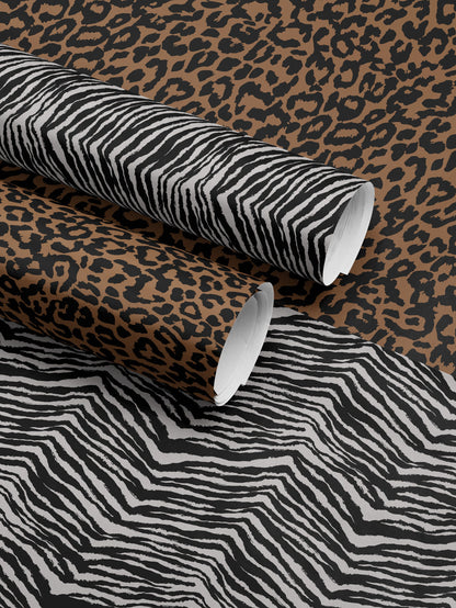 Cheetah Print Wrapping Paper Birthday Gift Wrap Roll Animal Theme Birthday Party Favor for Kid Premium Gift Wrap Leopard Print Decoration