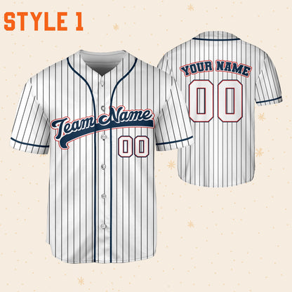 Personalized Name Custom Collection, Personalized Name Baseball Jersey, Custom Baseball Jersey Uniform Baseball Fans Baseball Lovers