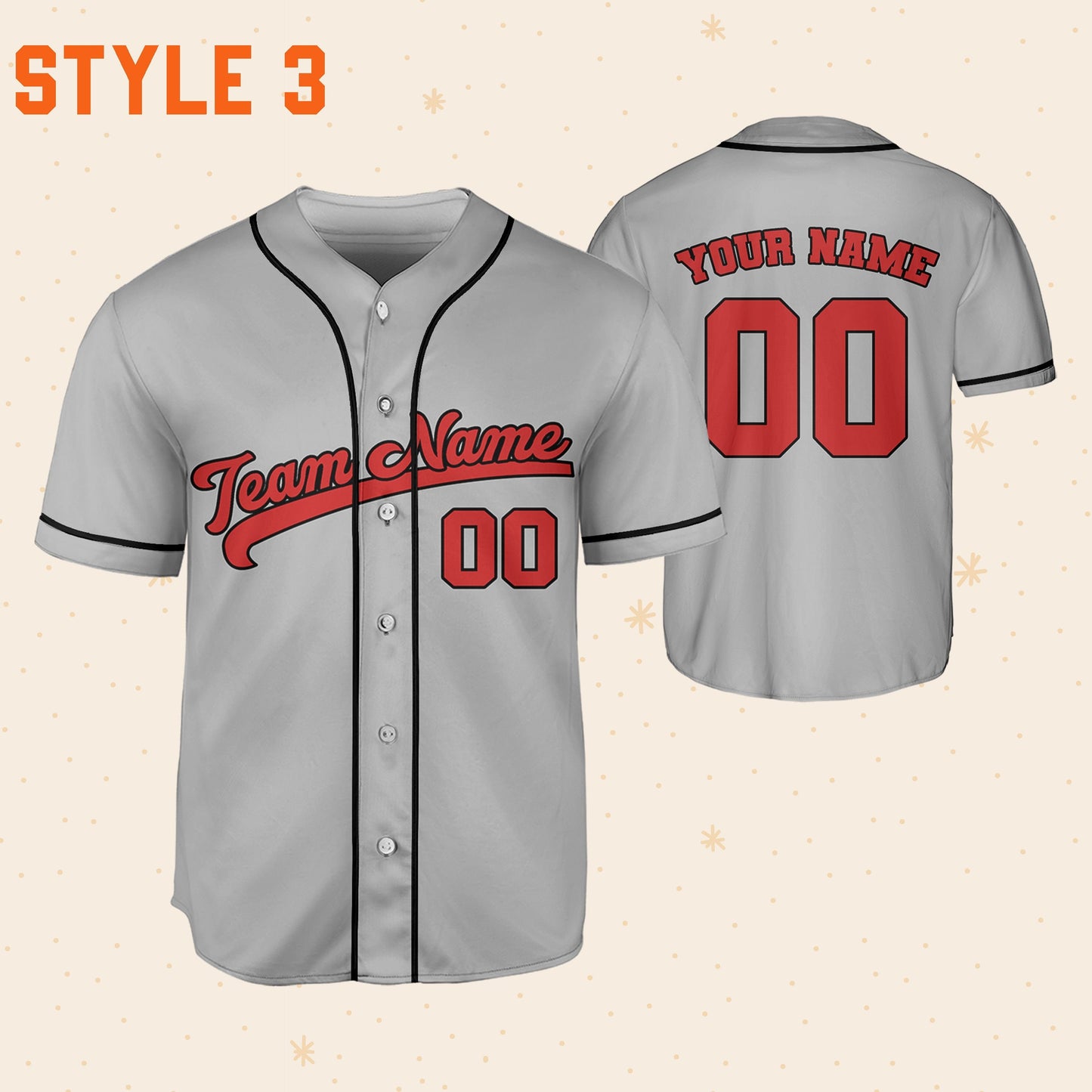 Personalized Team Name Awesome Custom Collection, Custom Team Name And Number Baseball Jersey, Baseball Jersey Uniform For Baseball Fans