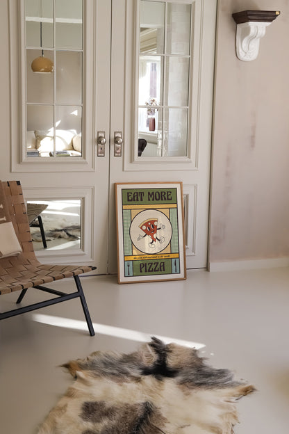 Pizza Print, Kitchen Art, Food Poster, Kitchen Poster, Kitchen Print, Pizza Poster, Kitchen Decor, Food Art, Funny Print