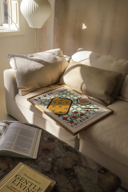 Lasagne Print, Kitchen Poster, Kitchen Print, Kitchen Decor, Food Art, Mid Century Modern, Eat Sign, Rome, Italy Art, Housewarming