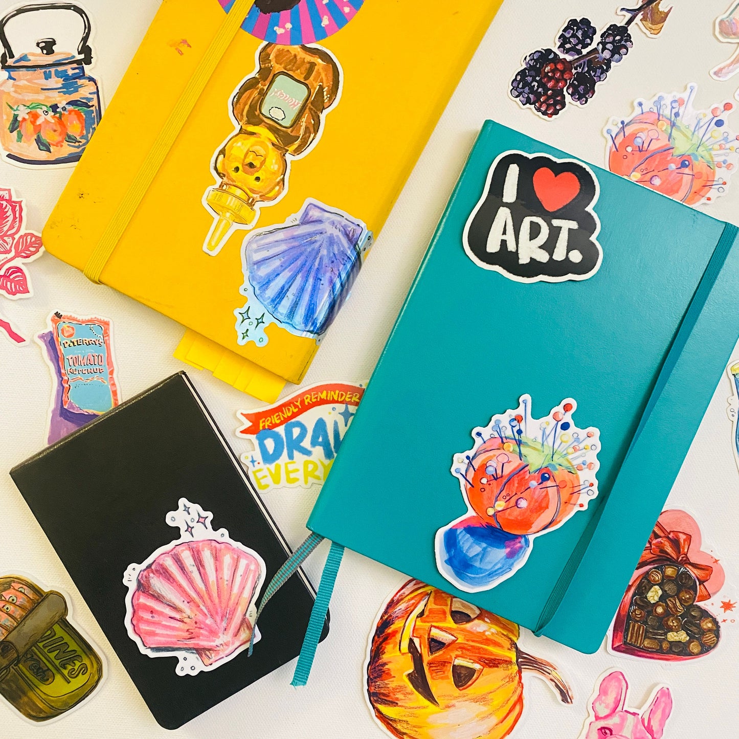 Tomato Pin Cushion | 4"  Sticker Decal | Waterproof  Weatherproof | Sewing Seamstress