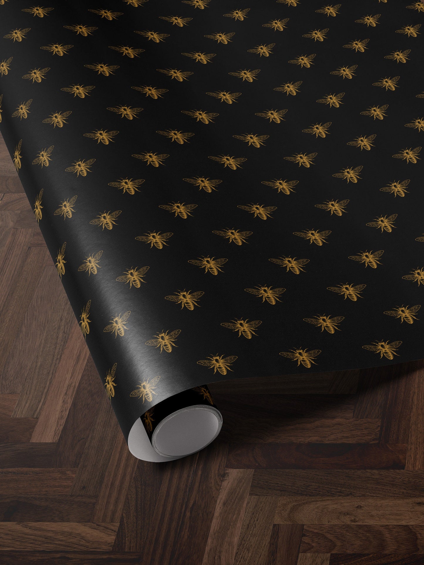 Bumblebee Gift Wrap Cute Wrapping Paper Bee Lover Gift Idea Chic Wrapping Paper Baby Shower Gift Wrap Christmas Party Gift Wrap Wedding