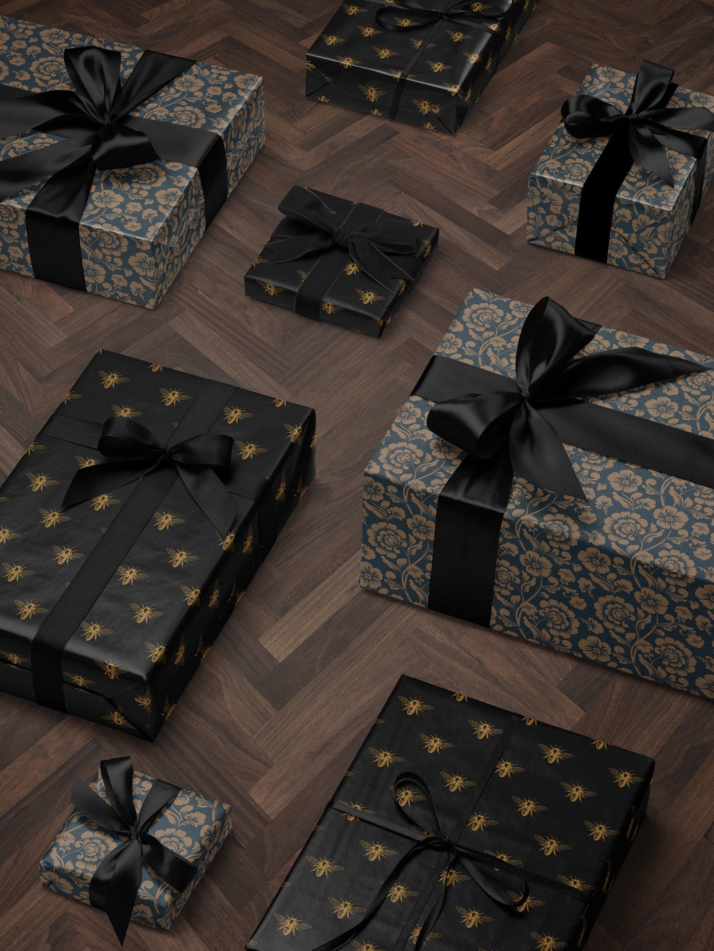 Bumblebee Gift Wrap Cute Wrapping Paper Bee Lover Gift Idea Chic Wrapping Paper Baby Shower Gift Wrap Christmas Party Gift Wrap Wedding