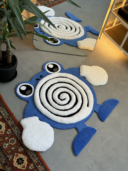 Tufted  Fluffy Rug, Soft Tufted Area Rug, Floor Art, Unique Personalized Gift