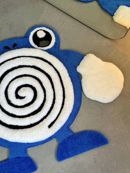 Tufted  Fluffy Rug, Soft Tufted Area Rug, Floor Art, Unique Personalized Gift