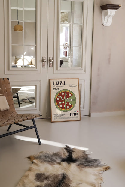 Pizza Print, Kitchen Art, Kitchen Poster, Kitchen Print, Italia Art, Food Poster, Food Print, Kitchen Decor, Food Art