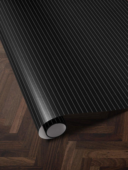 Pinstripe Wrapping Paper Wedding Gift Wrap Roll Wrapping Paper Print Gift for Boyfriend Birthday Father Day Gift Dad Son Elegant Gift Wrap