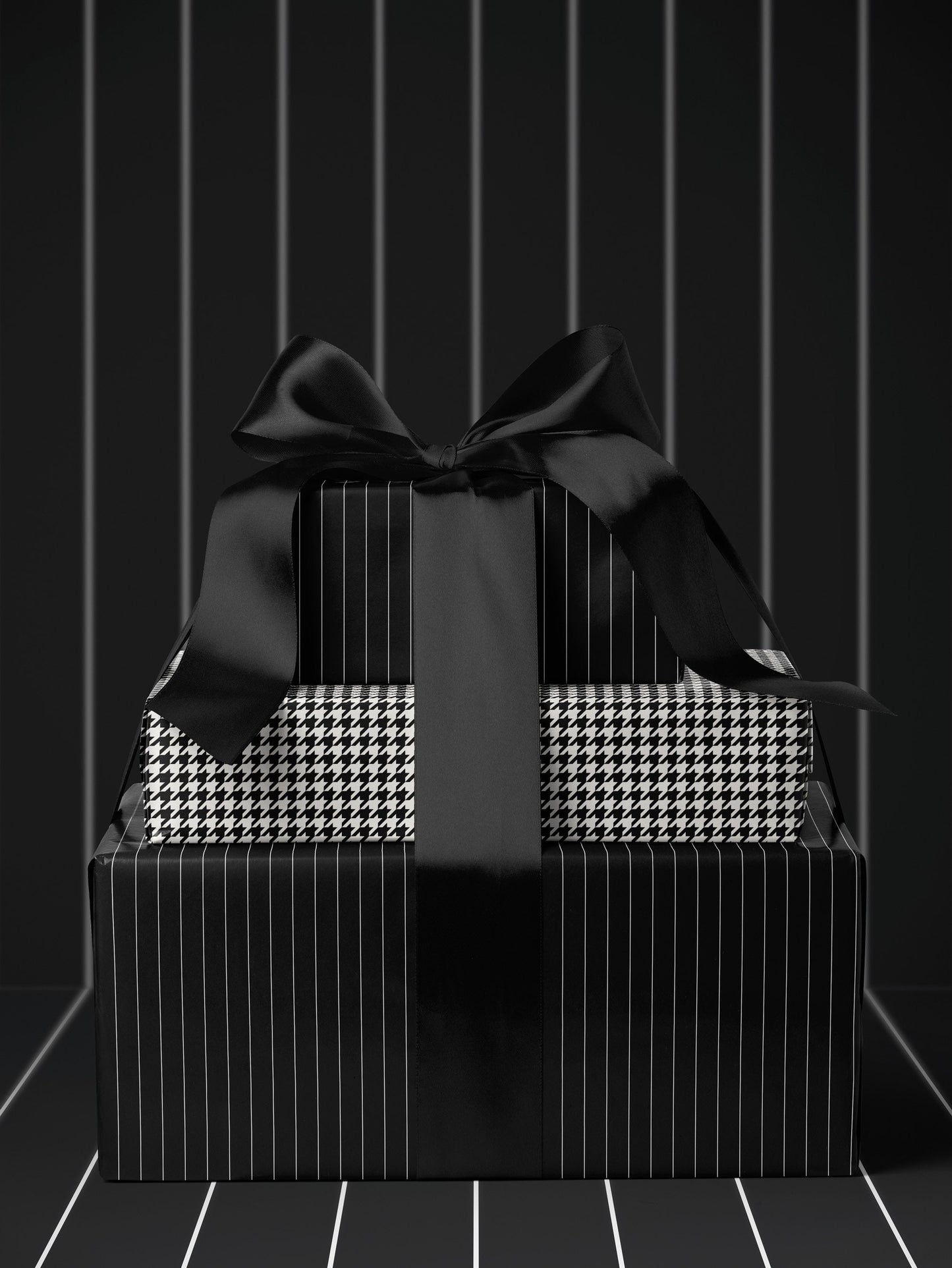 Pinstripe Wrapping Paper Wedding Gift Wrap Roll Wrapping Paper Print Gift for Boyfriend Birthday Father Day Gift Dad Son Elegant Gift Wrap