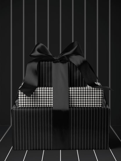 Pinstripe Wrapping Paper Wedding Gift Wrap Roll Wrapping Paper Print Gift for Boyfriend Birthday Father Day Gift Dad Son Elegant Gift Wrap