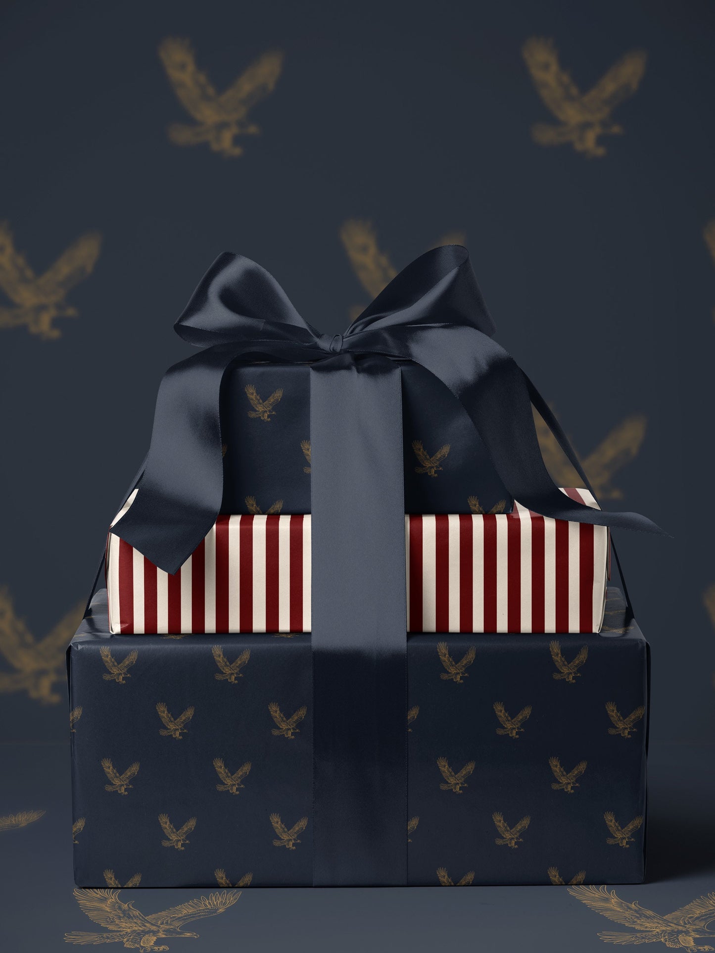 Bald Eagle Wrapping Paper Pattern American Gift Wrap Paper Memorial Day Gift Wrap Roll Decorative Paper Wrapping Supplies Bird Lover Gift