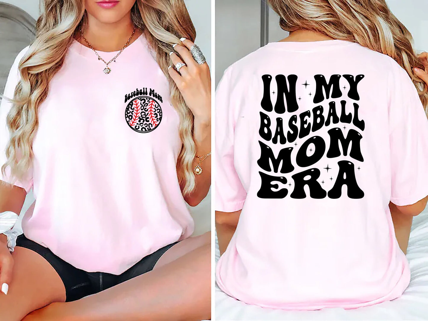 Custom Baseball Mom Sweatshirt, In My Baseball Mom Era Shirt, Sport Mom Shirt,Game Day Sweater Baseball Mom Shirt for Baseball Mama Crewneck