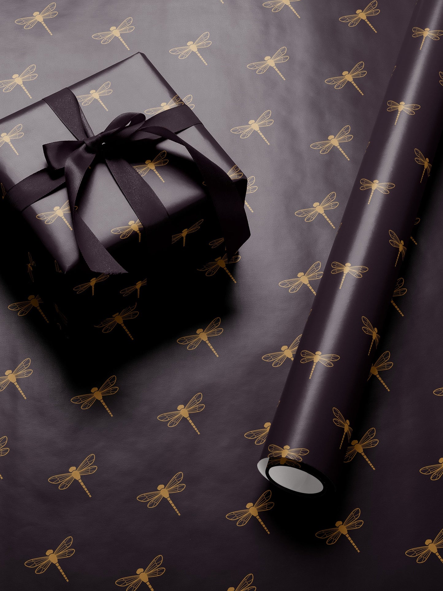 Dragonfly Gift Wrap Roll Wrapping Paper Print Dragonfly Gift for Her Bug Lover Elegant Gift Wrap Garden Lover Gift for Women Wedding Gift