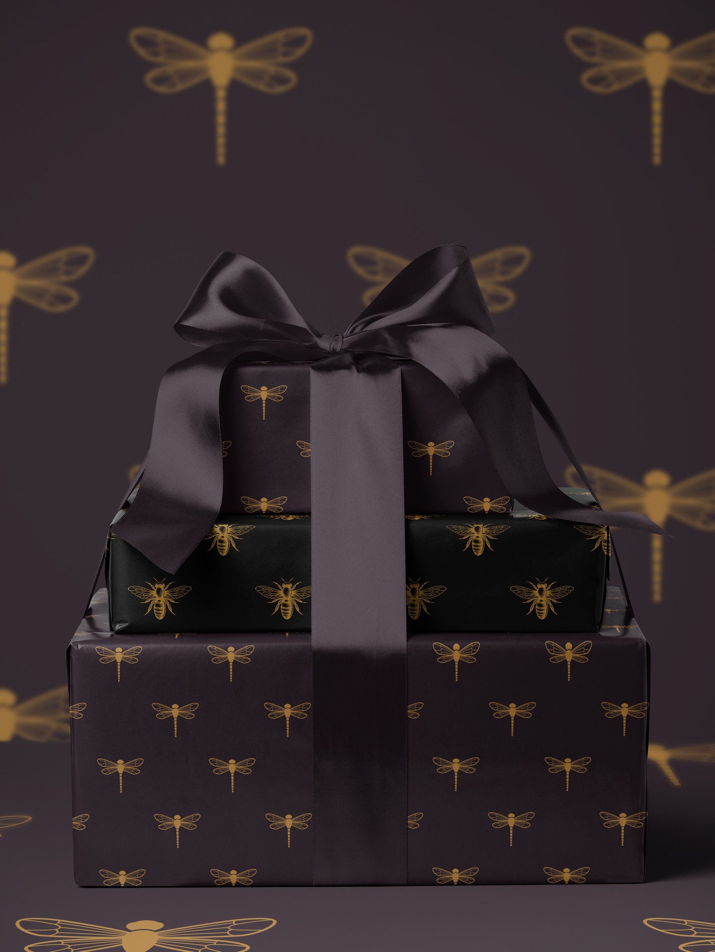 Dragonfly Gift Wrap Roll Wrapping Paper Print Dragonfly Gift for Her Bug Lover Elegant Gift Wrap Garden Lover Gift for Women Wedding Gift