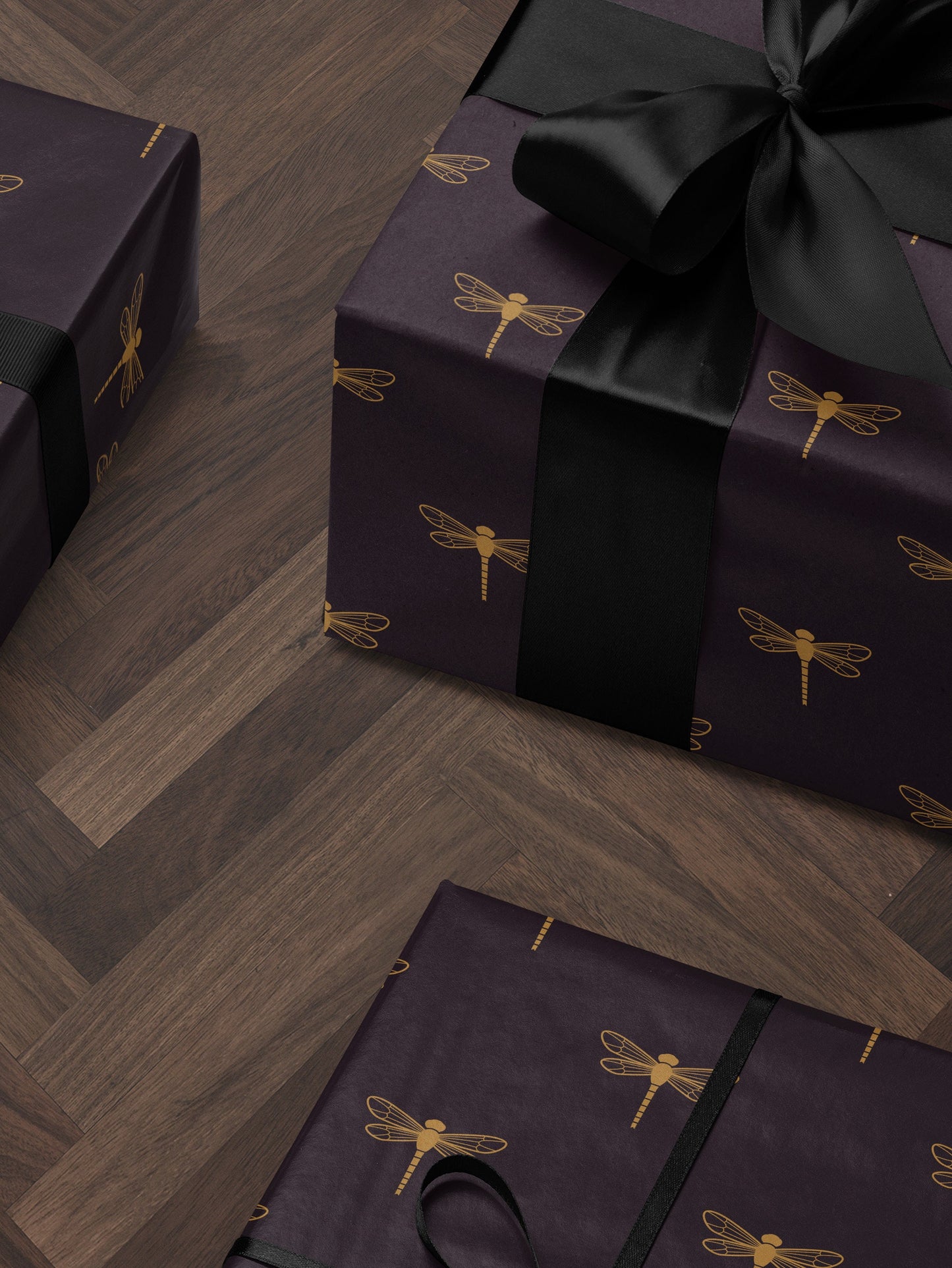 Dragonfly Gift Wrap Roll Wrapping Paper Print Dragonfly Gift for Her Bug Lover Elegant Gift Wrap Garden Lover Gift for Women Wedding Gift