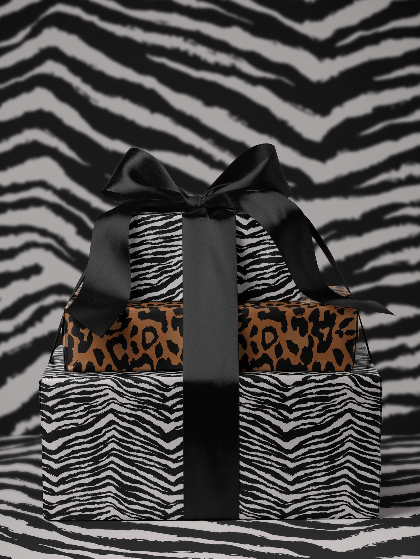 Zebra Stripe Gift Wrap Paper Animal Print Birthday Party Gift for Birthday Bridal Shower Gift for Bride Jungle Theme Paper Craft Supplies