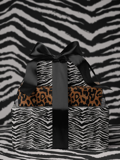 Zebra Stripe Gift Wrap Paper Animal Print Birthday Party Gift for Birthday Bridal Shower Gift for Bride Jungle Theme Paper Craft Supplies