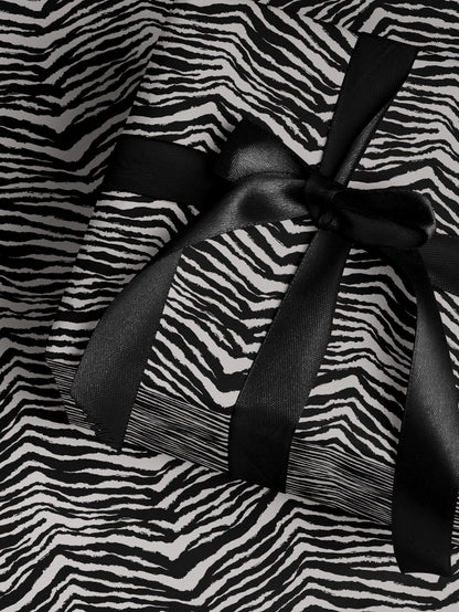 Zebra Stripe Gift Wrap Paper Animal Print Birthday Party Gift for Birthday Bridal Shower Gift for Bride Jungle Theme Paper Craft Supplies