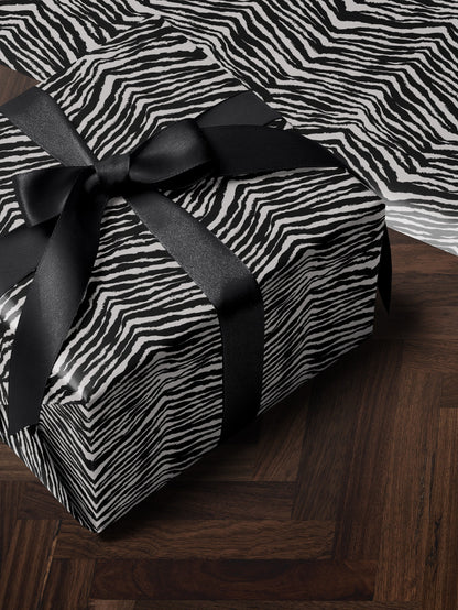 Zebra Stripe Gift Wrap Paper Animal Print Birthday Party Gift for Birthday Bridal Shower Gift for Bride Jungle Theme Paper Craft Supplies