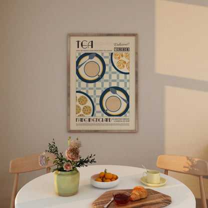 Tea Print, Kitchen Poster, Kitchen Print, Modern Kitchen Decor, Retro Poster, Pop Art, Kitchen Art, Exhibition Poster, Coffee Poster