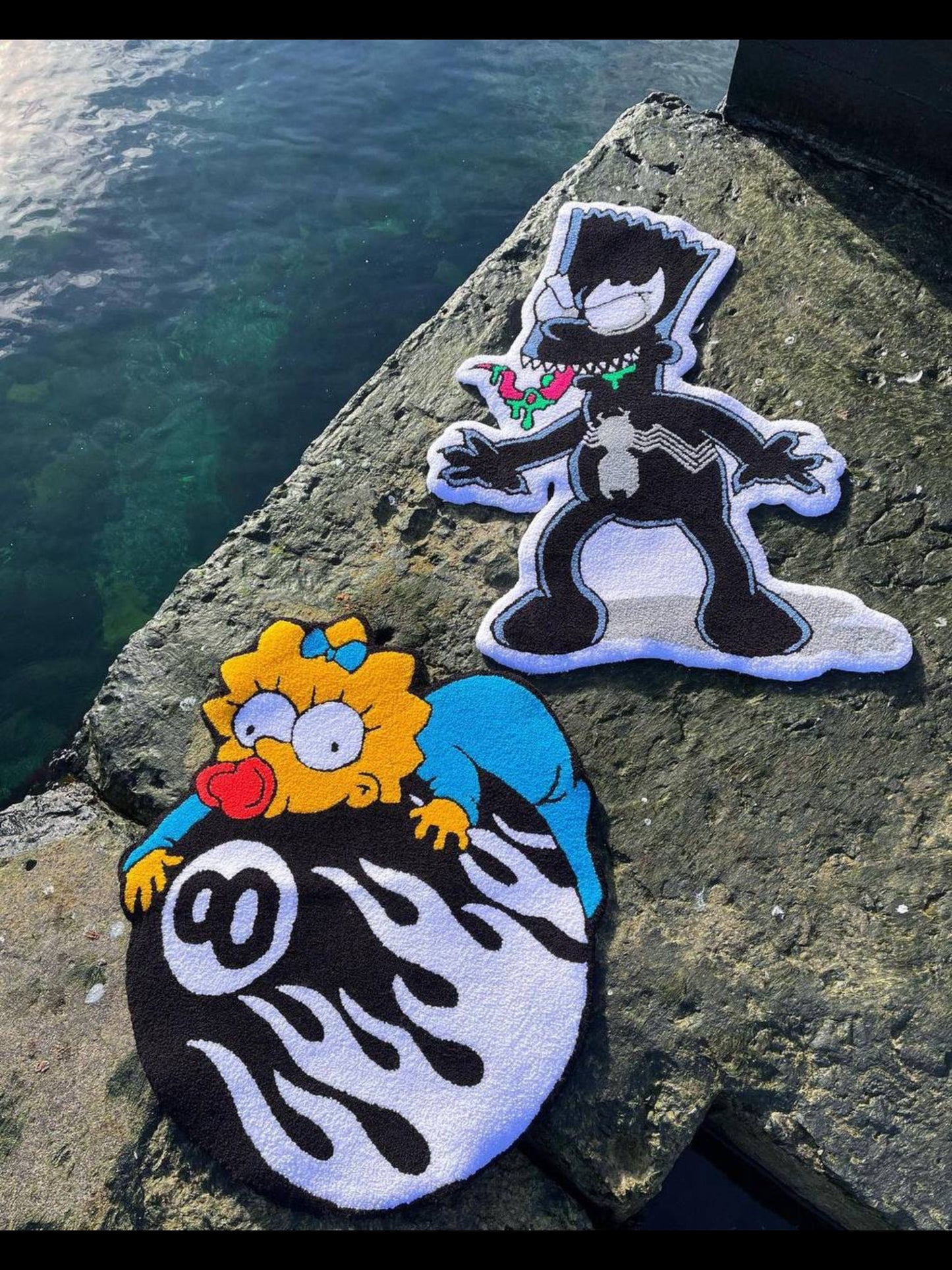 Maggie Simpson on 8-Ball Tufted Custom Rug