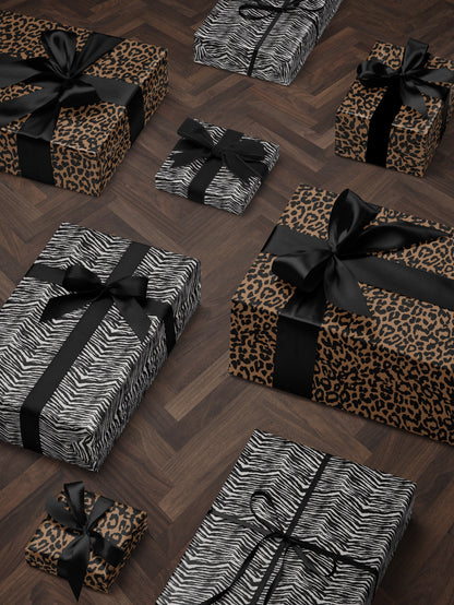 Leopard Print Wrapping Paper Cheetah Gift Wrap Animal Print Wrapping Paper Elegant Gift Wrap Birthday Gift Wrap Bachelorette Gift Wrap Spot