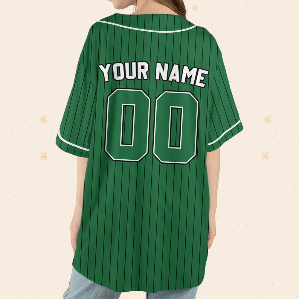 Personalized Team Name And Number Green Collection, Custom Name Baseball Jersey Custom Baseball Jersey Uniform Baseball Fans Baseball Lovers