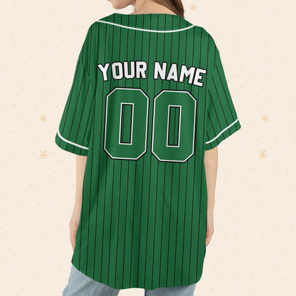 Personalized Team Name And Number Green Collection, Custom Name Baseball Jersey Custom Baseball Jersey Uniform Baseball Fans Baseball Lovers
