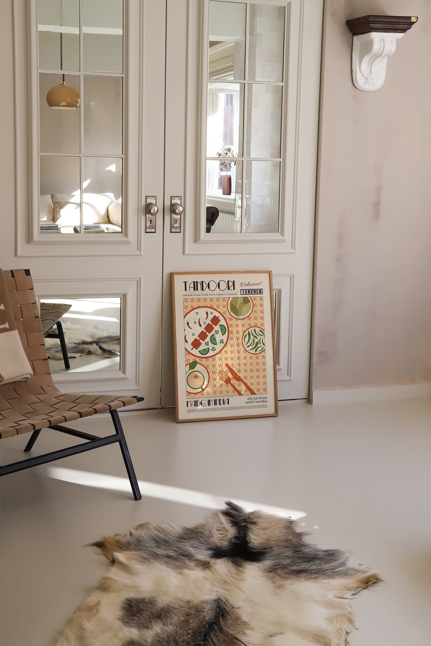 Tandoori Poster, Kitchen Poster, Kitchen Print, Modern Kitchen Decor, Travel Poster, Exhibition Poster, Retro Wall Art