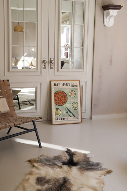 Tikka Masala Poster, Food Print, Modern Kitchen Decor, Travel Poster, Kitchen Poster, Exhibition Poster Retro Wall Art, India Print, Chicken