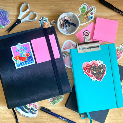 Watermelon Picnic | 3" Vinyl Sticker Decal | Waterproof Weatherproof | Watermelon Daisies