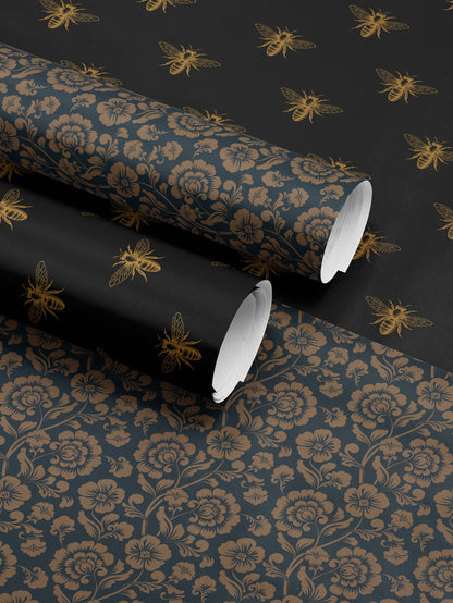 Bumble Bee Wrapping Paper Print Gift Wrapping Paper Bachelorette Gift Bag Wrapping Paper Roll Anniversary Gift for Women Gift Wrap Wedding