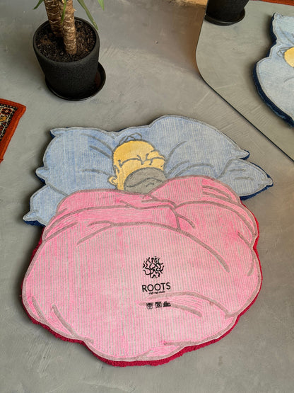 Tufted 3D Cartoon Rug, Fluffy Custom Rug, Living Room Decor Rug, Wall Decor rug, Gift for Father's Day, Best friend gift, Christmas gift