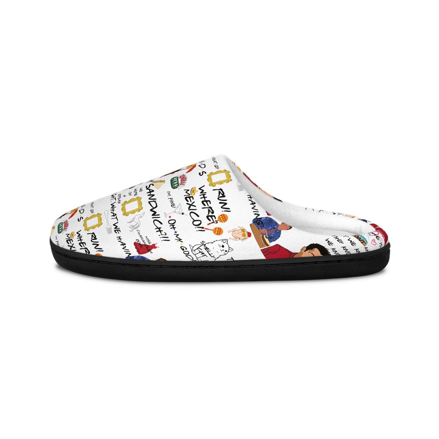 Friends TV Show Women's Slippers, Friends TV Series, Friends TV Gift For Her, Friends Series Gift