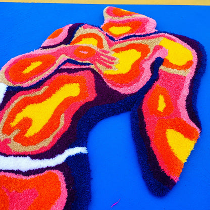 Women Body Rug,Female Rug,Modern Rug,Tufted Rug,Cool Rugs,Unique Rugs,Handmade Rug,Custom Rug,Handmade Gift,Area Rug,Home Decor,Colorful Rug