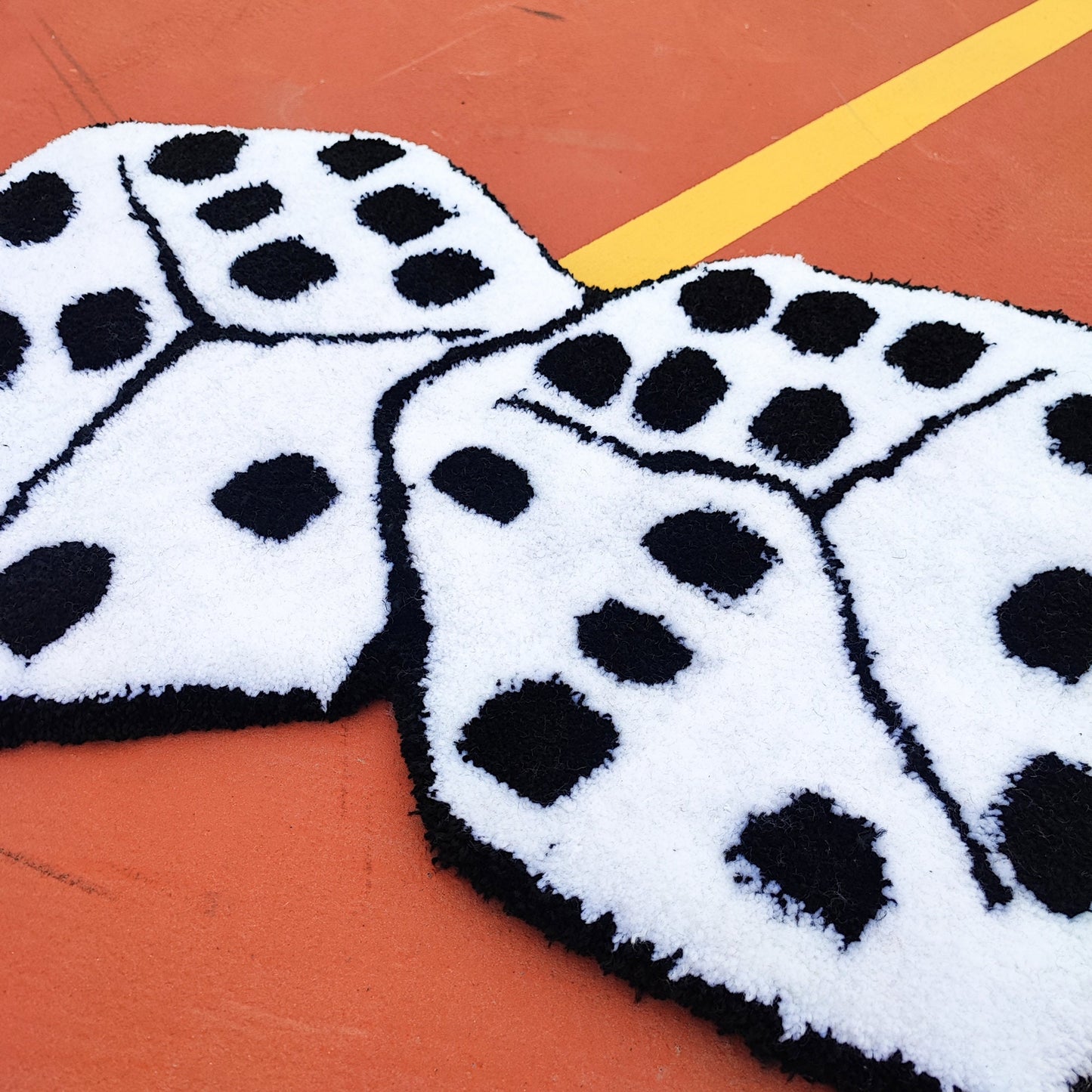 Dice Rug,Tufted Rug,Cool Rugs,Game Rug,Handmade Rug,Popular Rug,Play Rug,Custom Rug,Play Room Decor,Handmade Gift,Unique Rugs,Area Rug