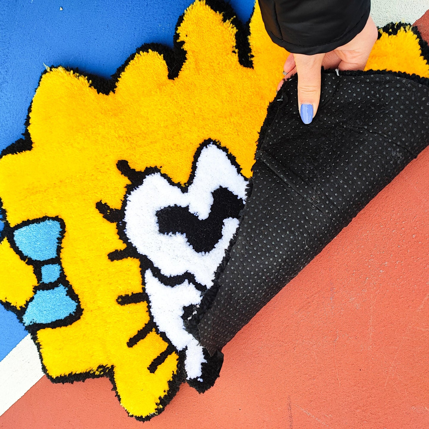 Simpsons Rug,Movie Rug,Tufted Rug,Cool Rugs,Nursery Rug,Unique Rugs,Nursery Decor,Gift for HerAnime Rug,Custom Gift,Custom Rug,Area Rug
