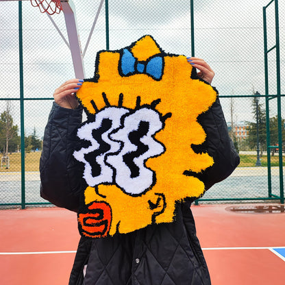 Simpsons Rug,Movie Rug,Tufted Rug,Cool Rugs,Nursery Rug,Unique Rugs,Nursery Decor,Gift for HerAnime Rug,Custom Gift,Custom Rug,Area Rug