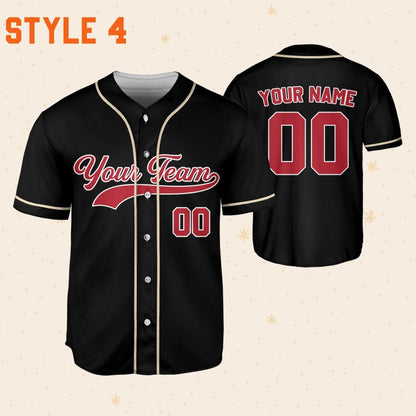 Personalized Team Name And Number Custom Collection Great, Custom Adult Kid Youth Baseball Jersey Sport Team Game Day Outfit Baseball Lovers