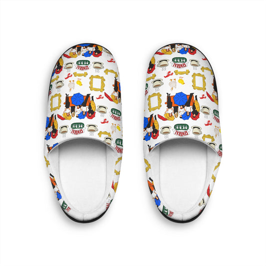 Friends TV Show Women's Slippers Friends TV Christmas Gift Gift for Her Joey Chandler Monica Pheobe Ross