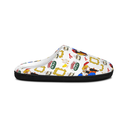 Friends TV Show Women's Slippers Friends TV Christmas Gift Gift for Her Joey Chandler Monica Pheobe Ross