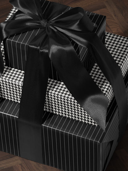 Pinstripe Wrapping Paper Wedding Gift Wrap Roll Wrapping Paper Print Gift for Boyfriend Birthday Father Day Gift Dad Son Elegant Gift Wrap