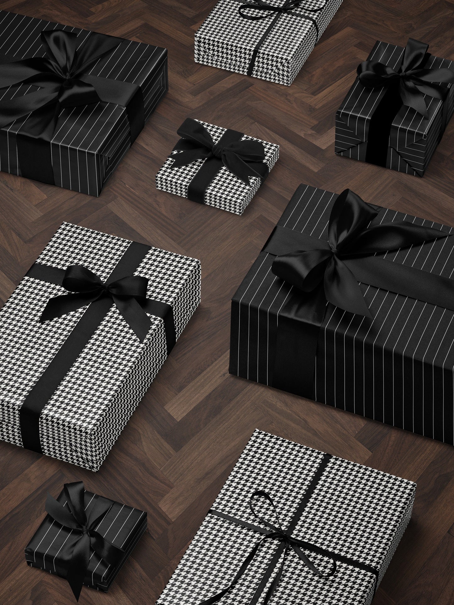 Pinstripe Wrapping Paper Wedding Gift Wrap Roll Wrapping Paper Print Gift for Boyfriend Birthday Father Day Gift Dad Son Elegant Gift Wrap