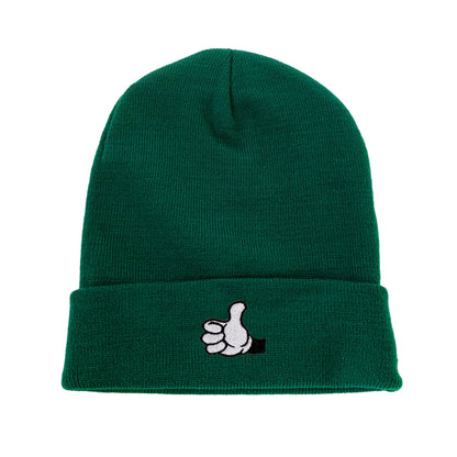 Cartoon Thumbs Up Embroidered Beanie thumbs up signal beanie hat Winter Hat