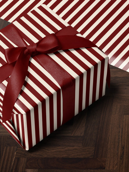 Stripe Wrapping Paper Pattern Red Gift Wrap Paper American Gift Circus Party Decoration Carnival Party Decoration Kid Birthday Party Favor