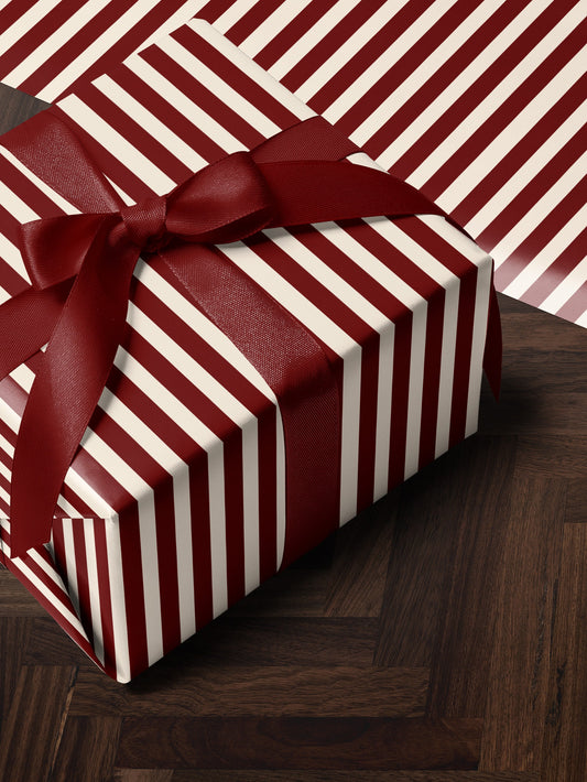 Stripe Wrapping Paper Pattern Red Gift Wrap Paper American Gift Circus Party Decoration Carnival Party Decoration Kid Birthday Party Favor