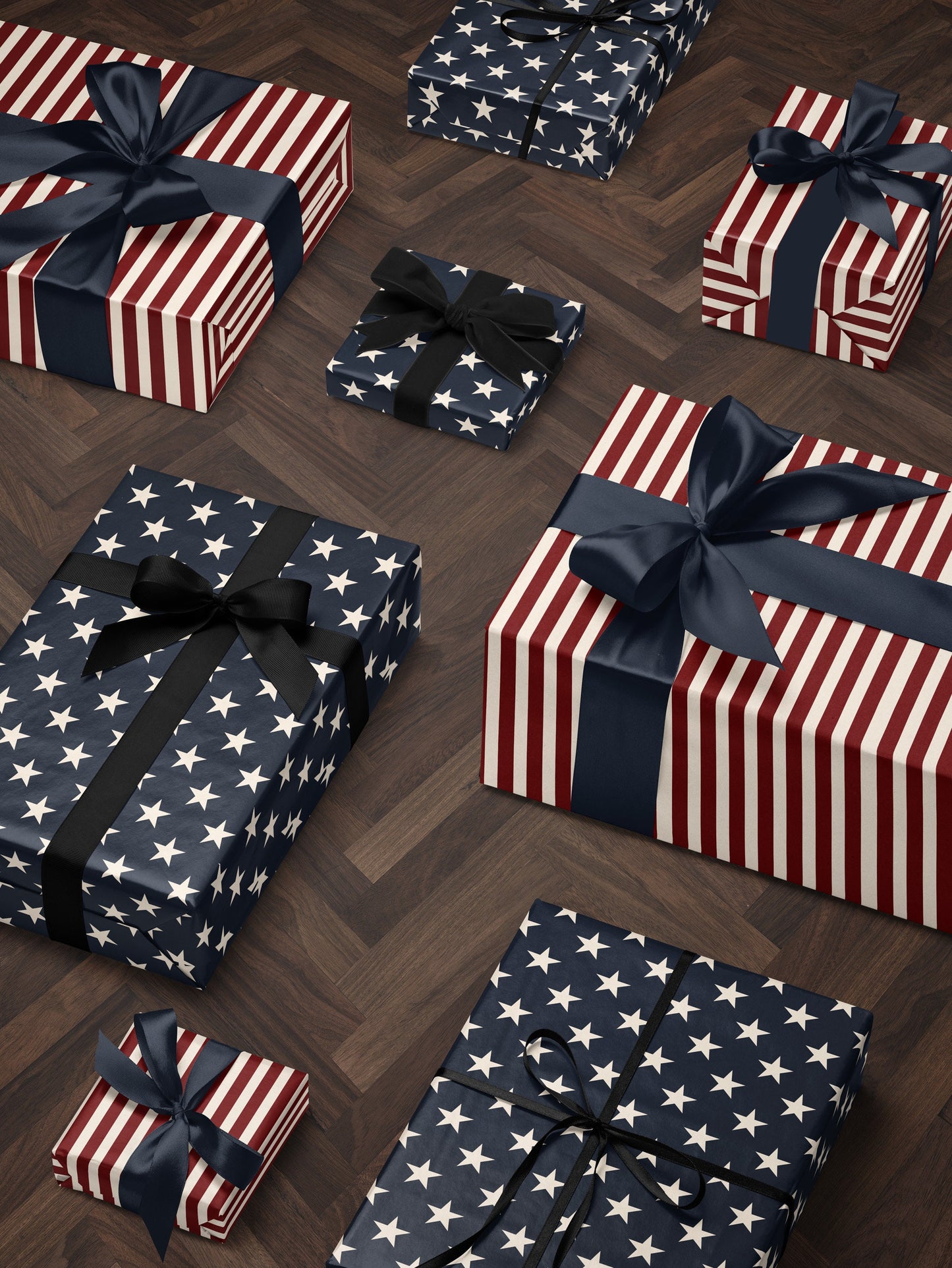 Stripe Wrapping Paper Pattern Red Gift Wrap Paper American Gift Circus Party Decoration Carnival Party Decoration Kid Birthday Party Favor