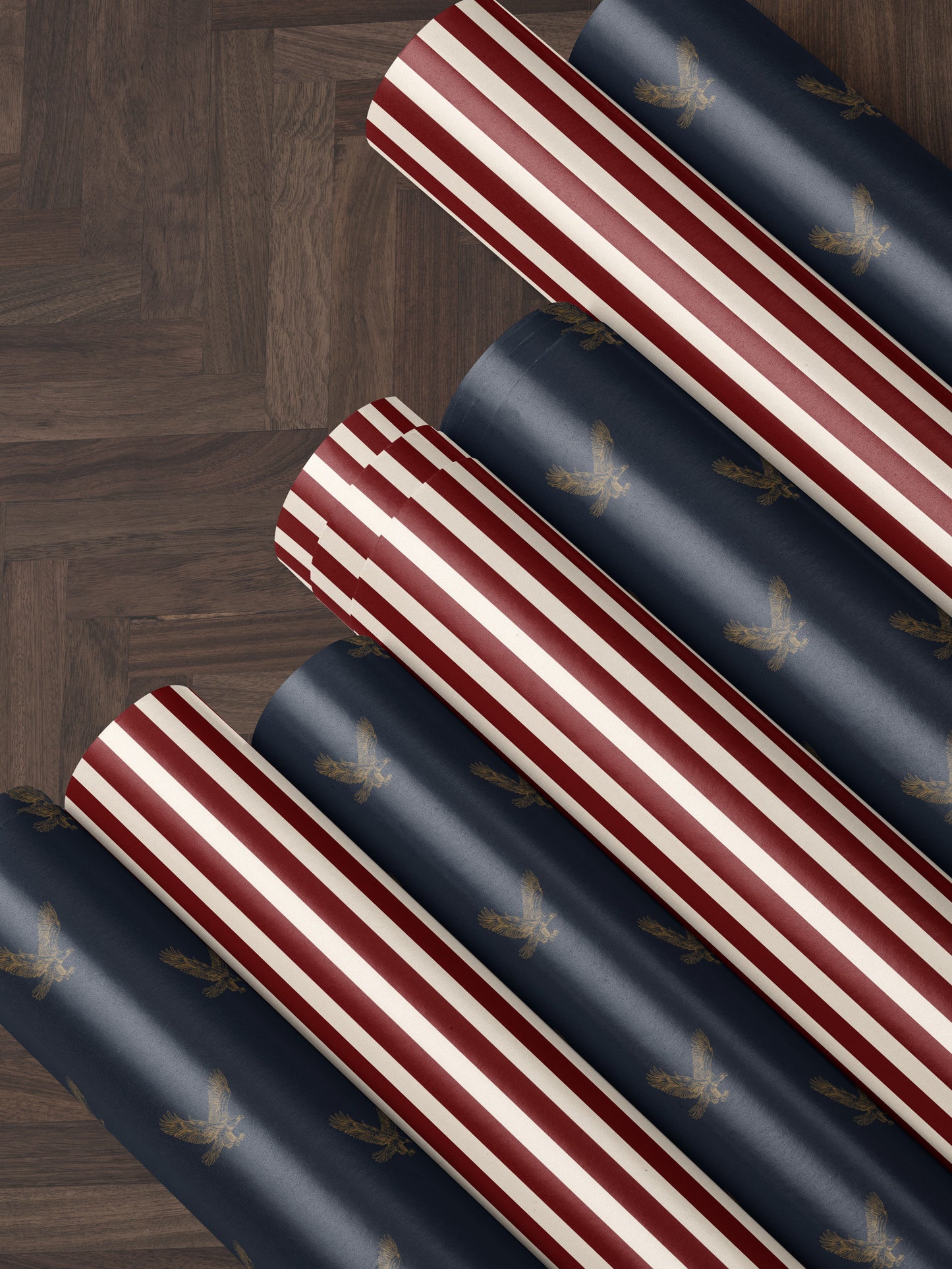 Bald Eagle Wrapping Paper Pattern American Gift Wrap Paper Memorial Day Gift Wrap Roll Decorative Paper Wrapping Supplies Bird Lover Gift