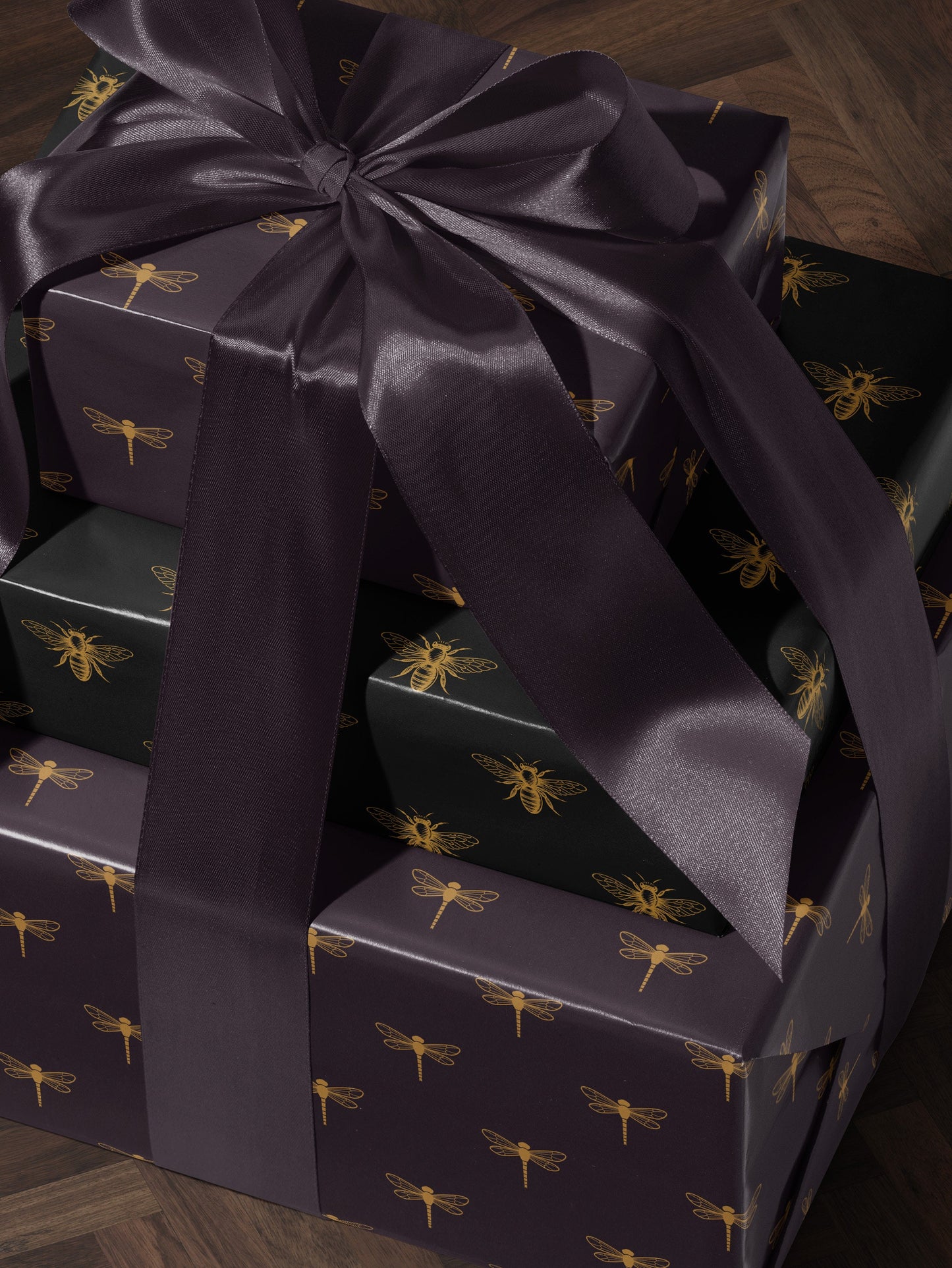 Dragonfly Gift Wrap Roll Wrapping Paper Print Dragonfly Gift for Her Bug Lover Elegant Gift Wrap Garden Lover Gift for Women Wedding Gift